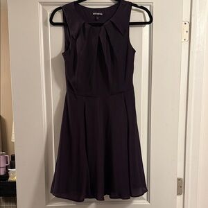 Express Women's Deep Purple Mini Dress